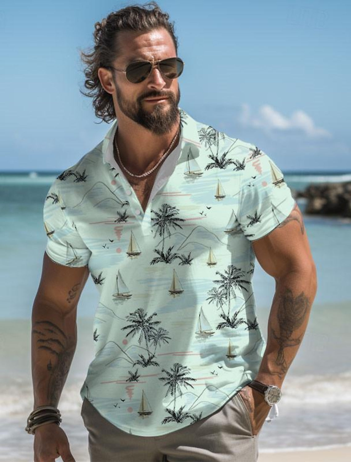 Hawaii-Sommerhemden für Männer - Marcelo