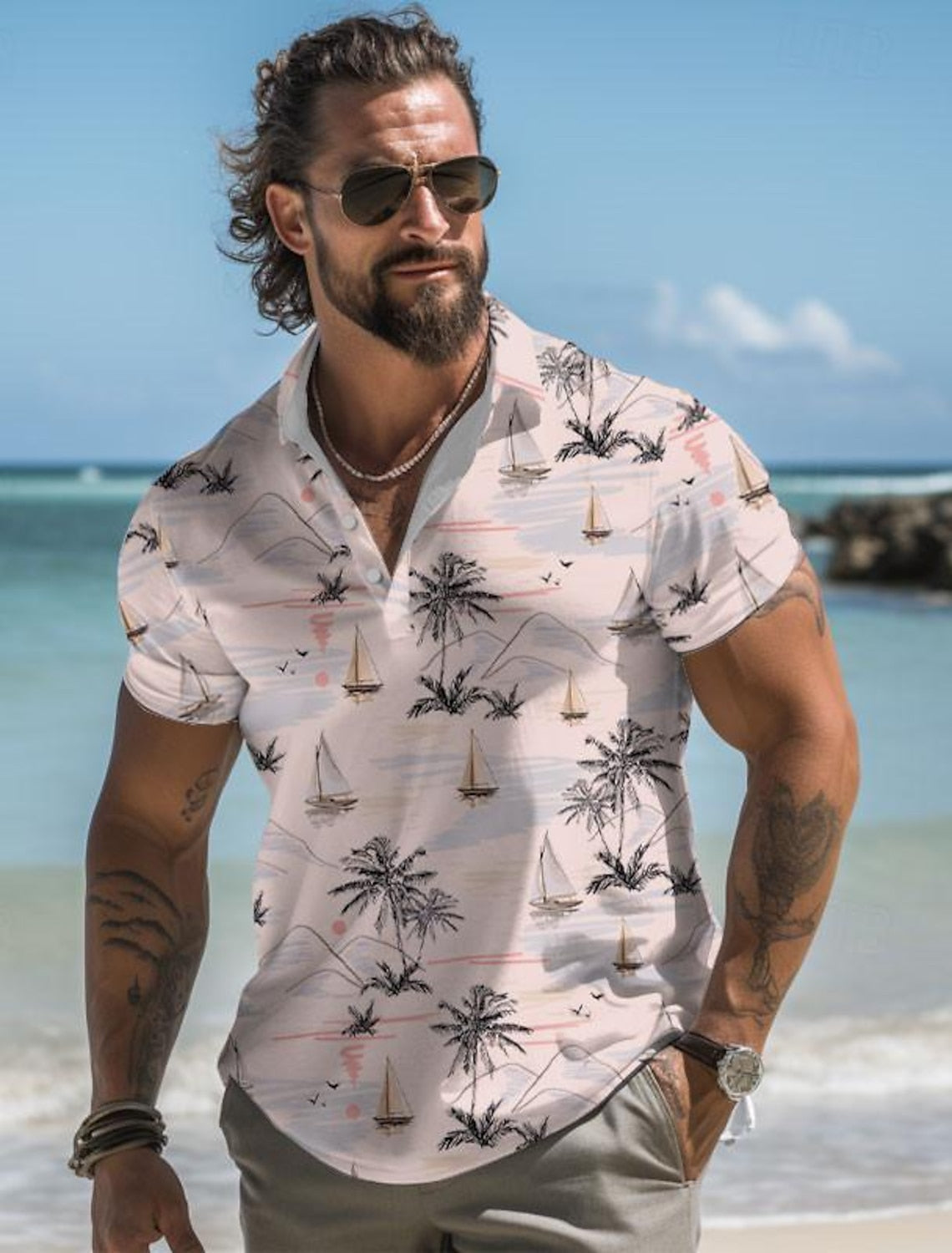 Hawaii-Sommerhemden für Männer - Marcelo