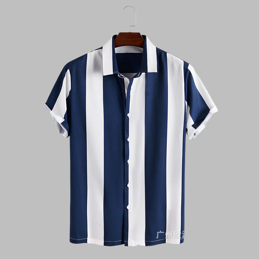 Herren Anspruchsvolles gestreiftes Sommerhemd - Malone