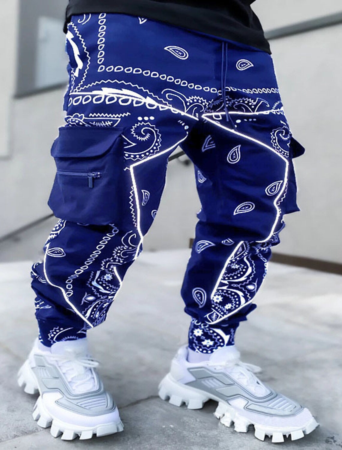 Herren Casual Cargo Haremshose - Wilfriedus