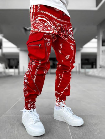 Herren Casual Cargo Haremshose - Wilfriedus