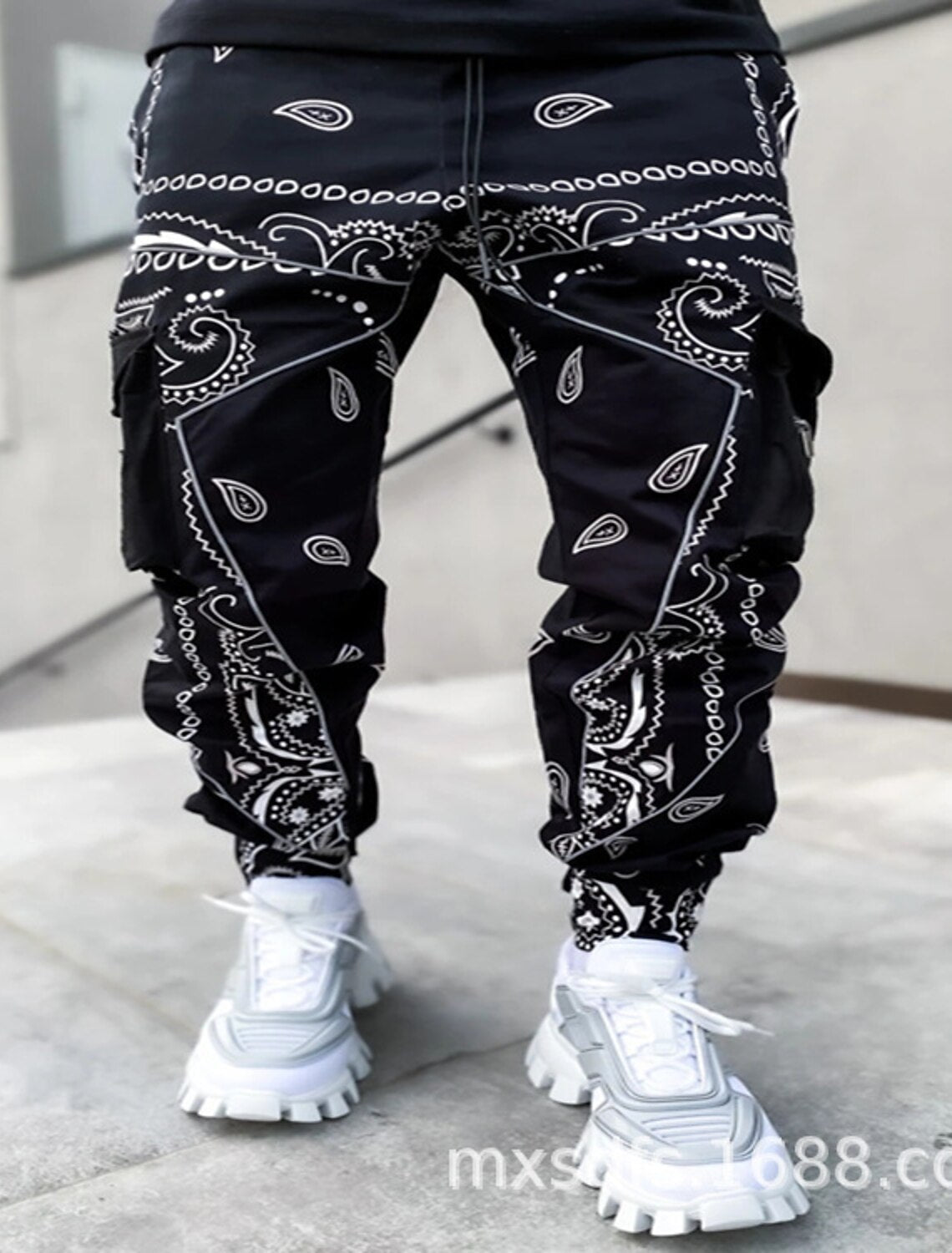 Herren Casual Cargo Haremshose - Wilfriedus