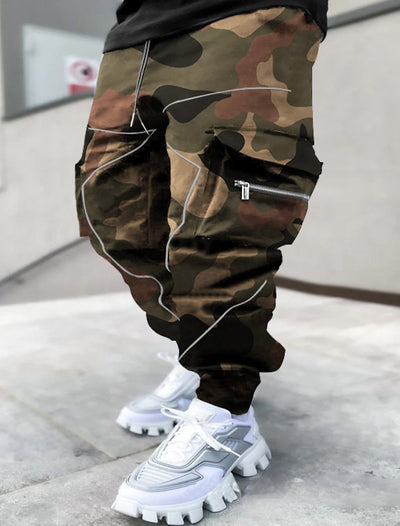 Herren Casual Cargo Haremshose - Wilfriedus