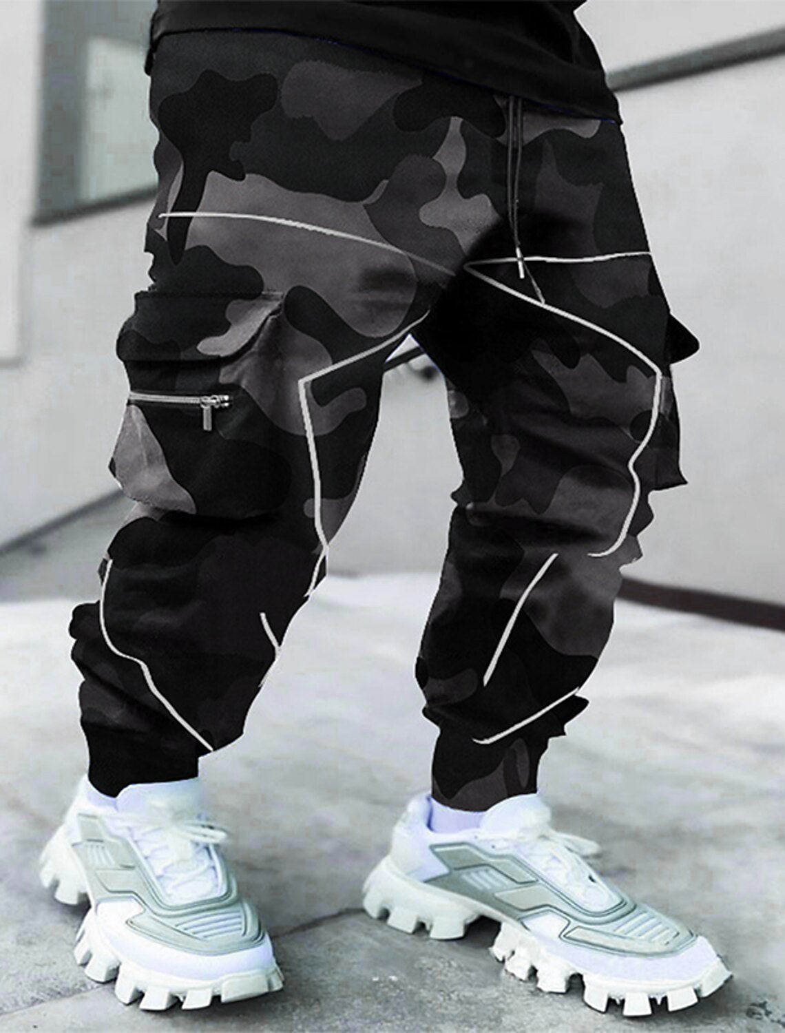 Herren Casual Cargo Haremshose - Wilfriedus