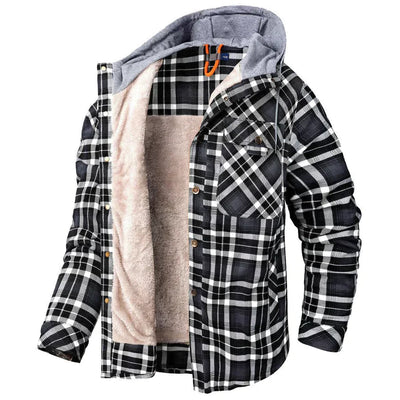 Herren Flanell Fleece Jacke - Moritz