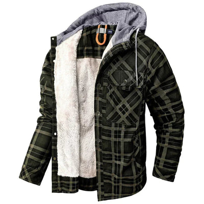Herren Flanell Fleece Jacke - Moritz