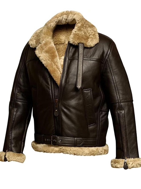 Herren-Fleece-Winterjacke im Vintage-Stil - Ansgar