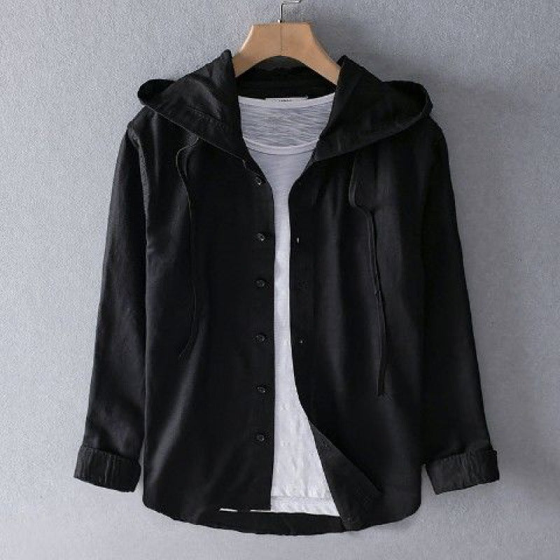 Herren lässig-schickes Sommerhemd mit Kapuze - Wieland