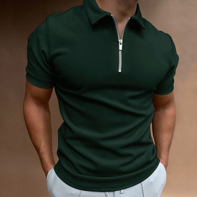 Herren-Poloshirt mit Reißverschluss für den Sommer - Burian
