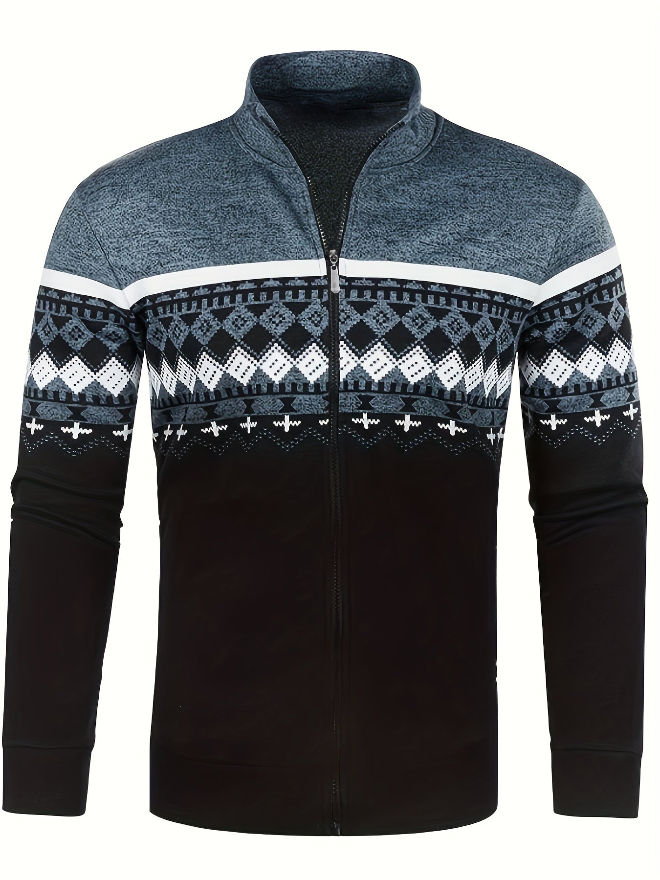 Herren Pullover mit Reißverschluss im Retro-Look - Titus