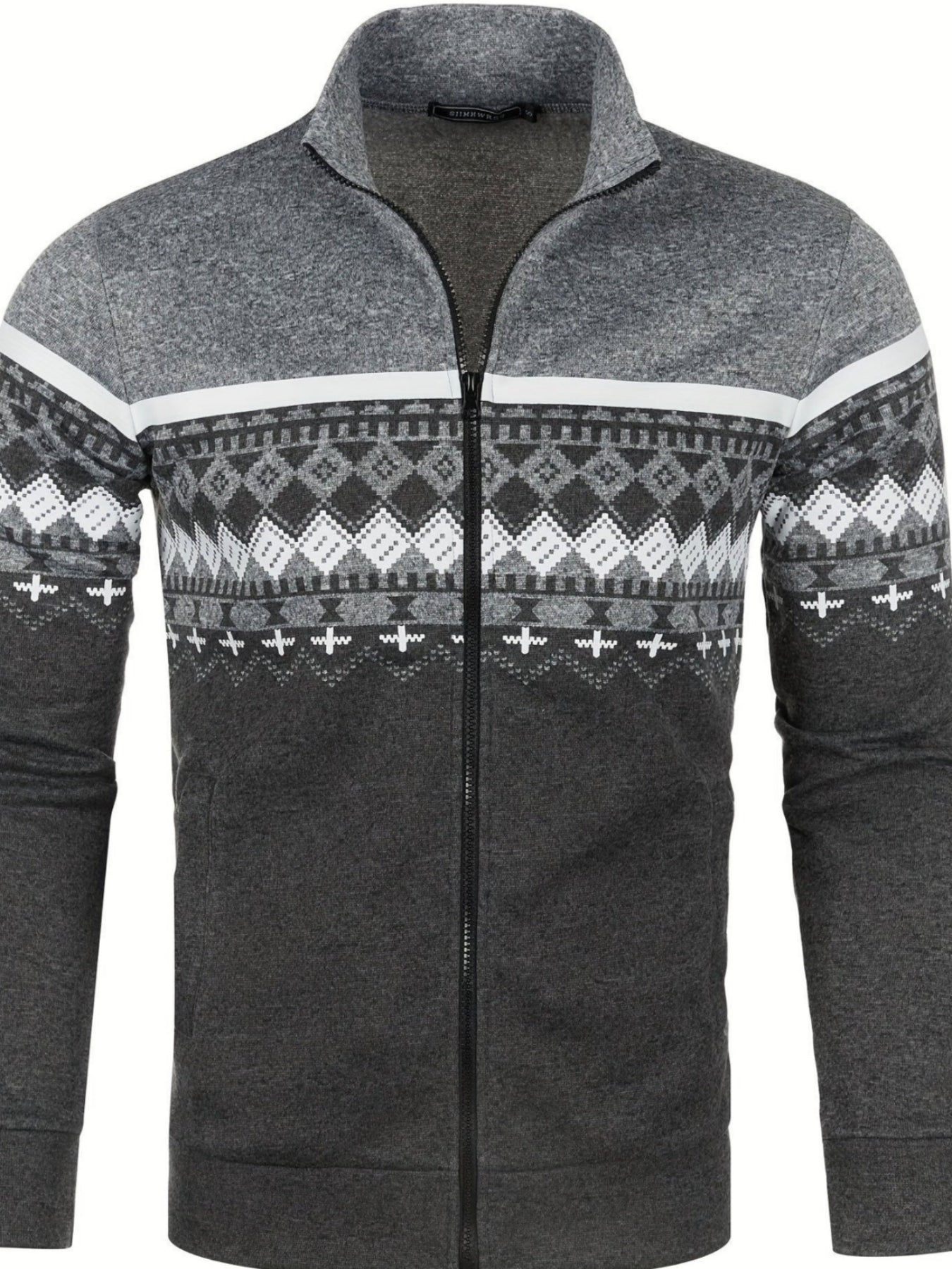 Herren Pullover mit Reißverschluss im Retro-Look - Titus