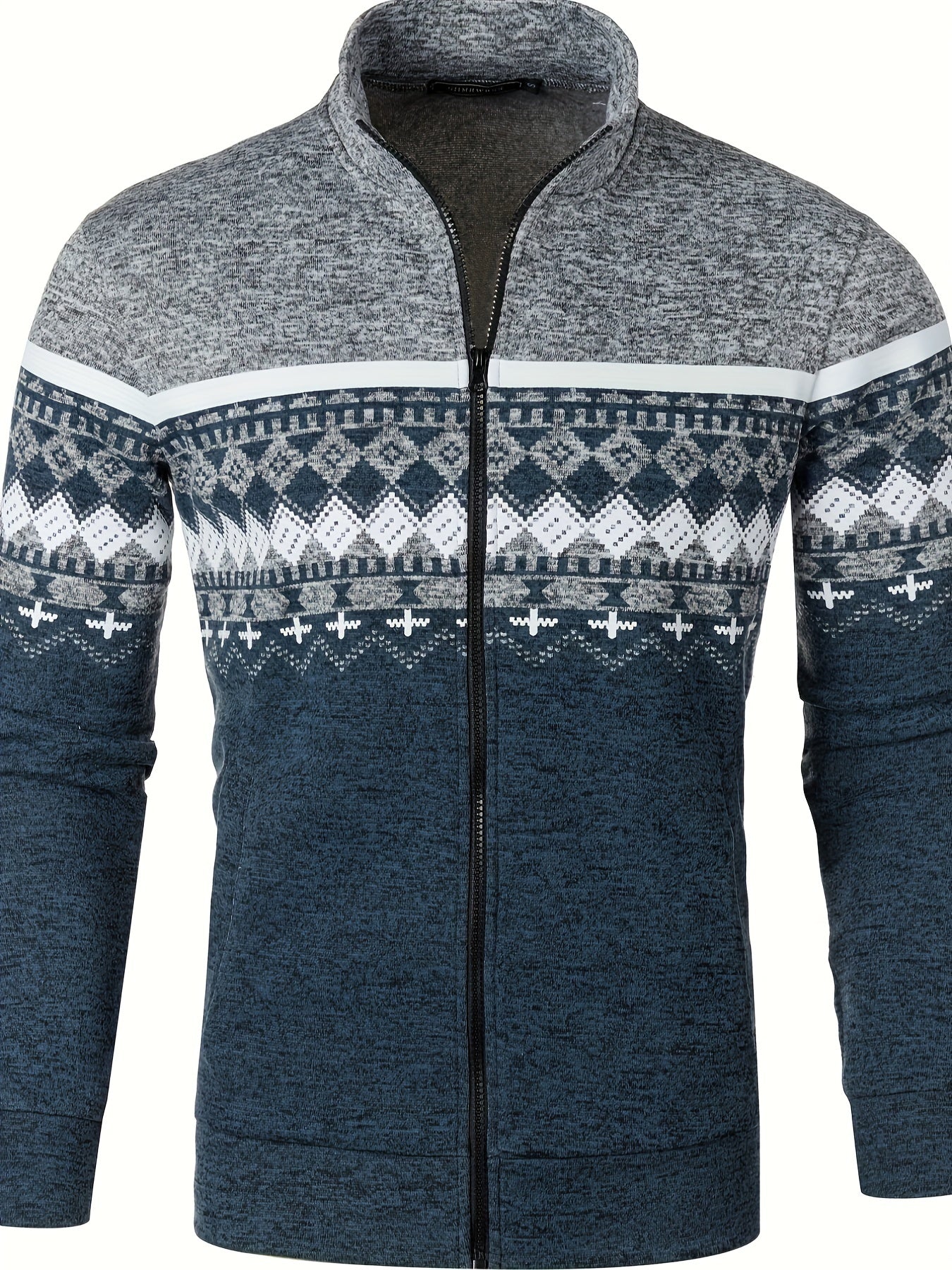 Herren Pullover mit Reißverschluss im Retro-Look - Titus
