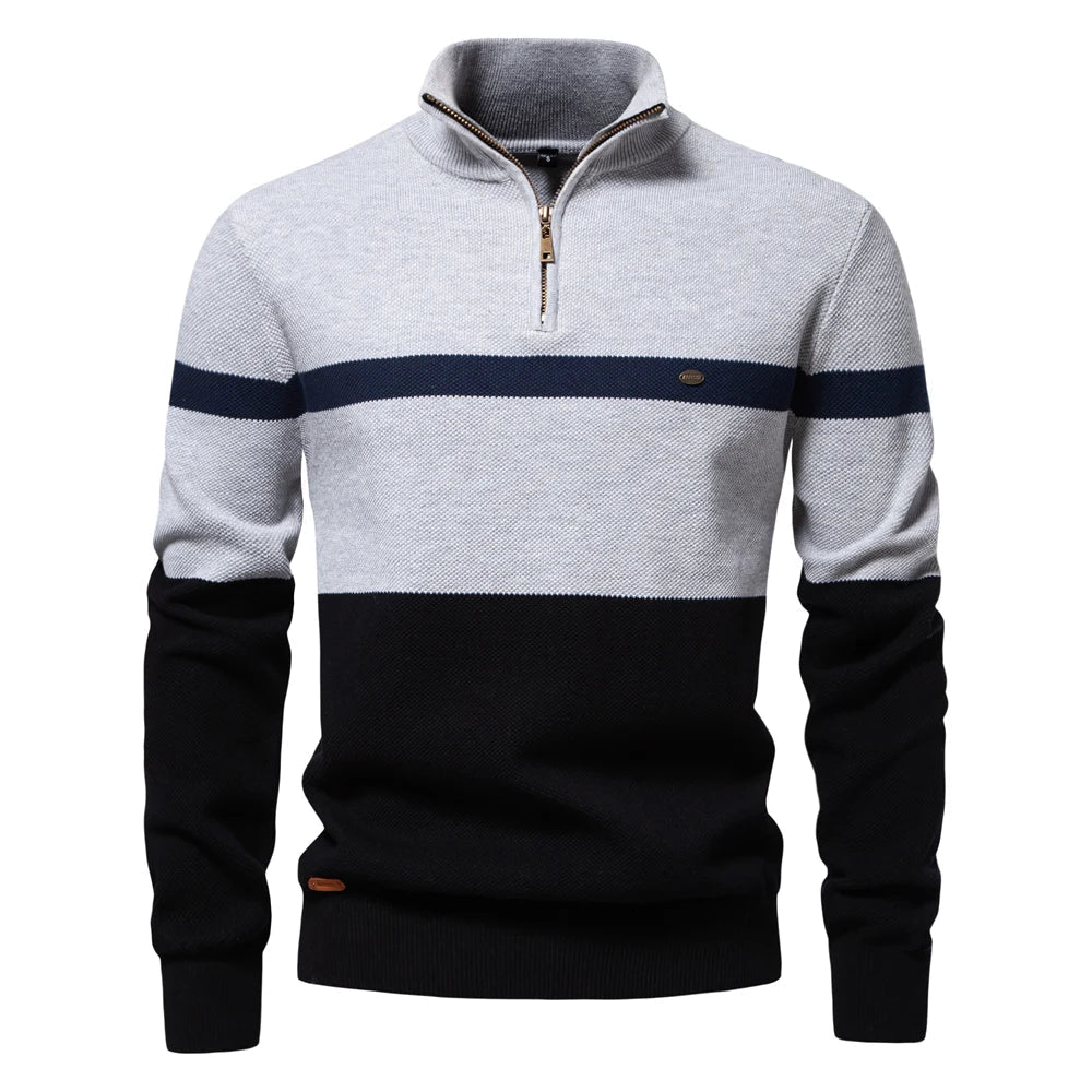 Herren Pullover mit viertel Reißverschluss - Tomas