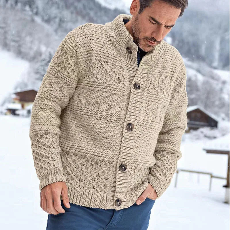 Hochwertige Winterstrickjacke aus Grobstrick - Jamie