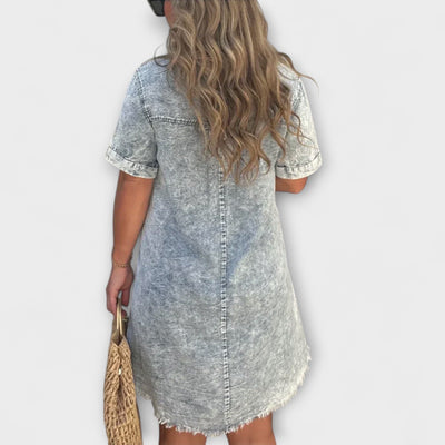 Delfie – Denim-Hemdkleid im Relaxed Fit