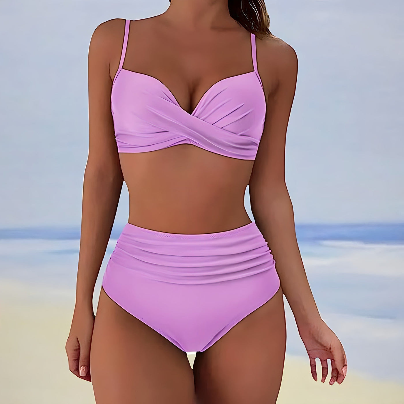 Leila® | High Waist Bikini mit Twist-Top