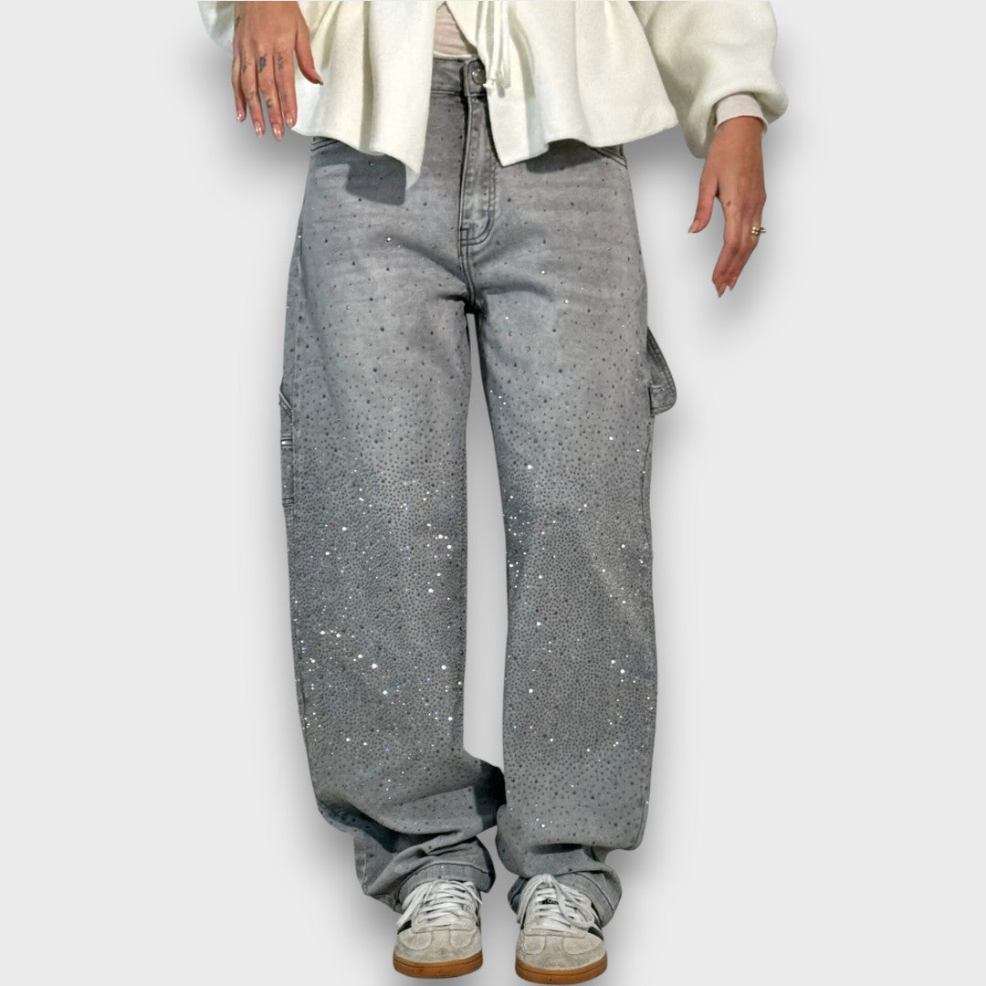 Nolene – Jeans mit Funkel-Finish und urbanem Charakter