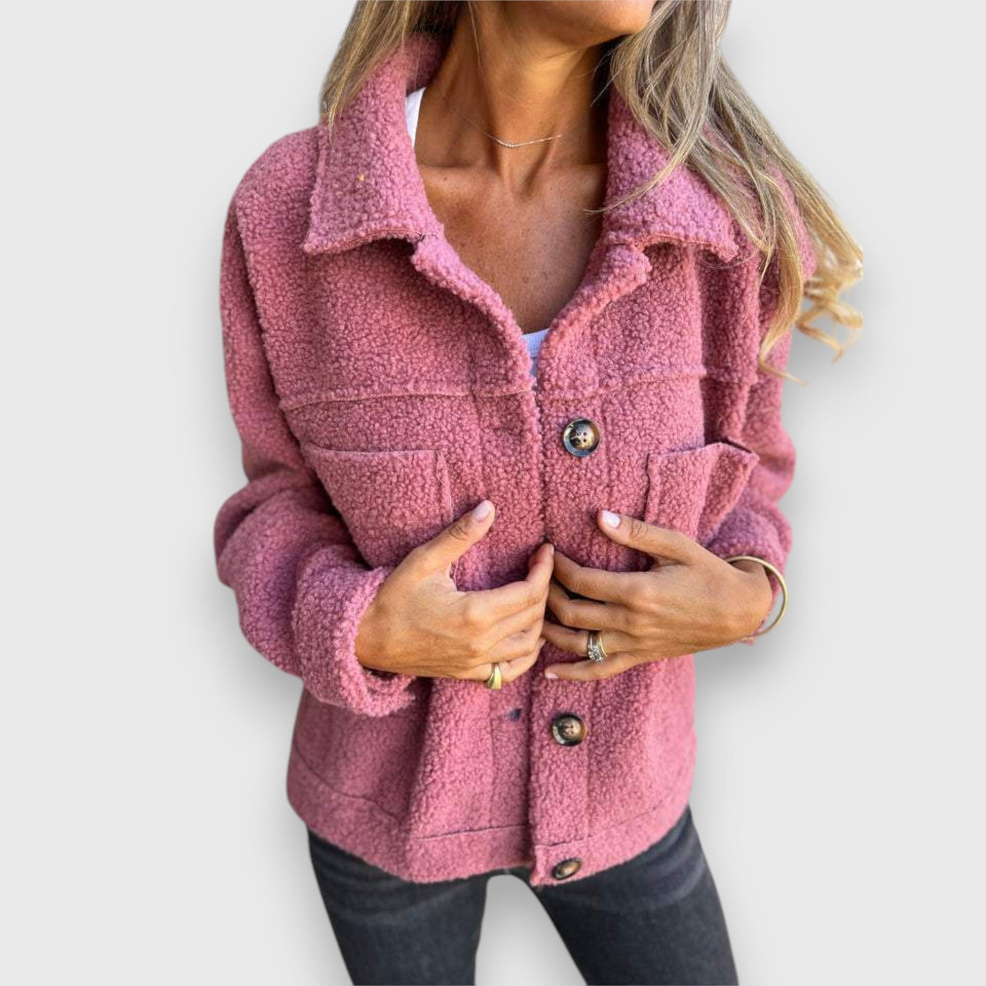 Delya – Elegante Hemdjacke für den Frühling