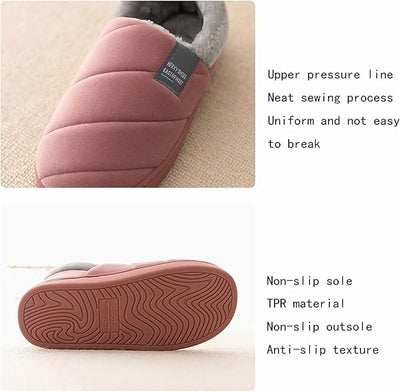 JASTIN - Warme flauschige Winterhausschuhe 2024