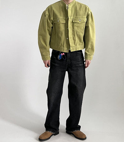 JAYSON - Einzigartige Stehkragen Jeansjacke