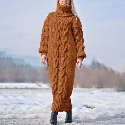 JENIFFER - Lockerer, verdrehter Strickrollkragenpullover 2024