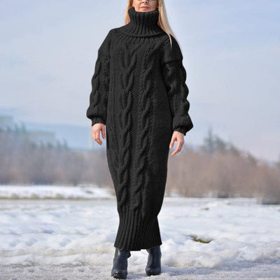 JENIFFER - Lockerer, verdrehter Strickrollkragenpullover 2024