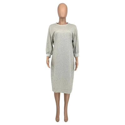 JENINA - Übergrößes Midi-Kleid