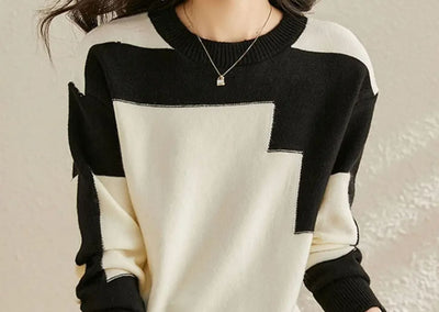 JENNIE - Vielseitiger Damen-Strickpullover