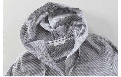 JEROME - Lässige Gestreifte Kapuzenhemden 2024