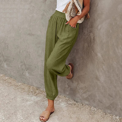 JESIAH - Lässige Knöchellange Hose