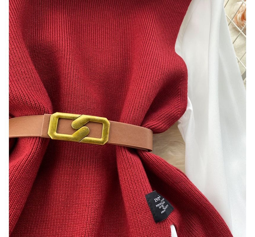 JIANNA - Ärmelloses Pullover-Top-Set