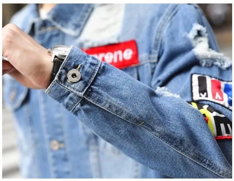 JIMMY - Herren Baumwoll-Denim-Mäntel und -Jacken