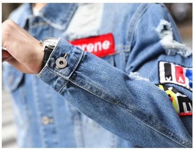 JIMMY - Herren Baumwoll-Denim-Mäntel und -Jacken