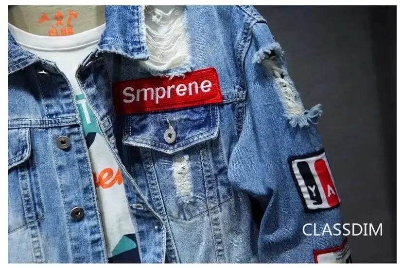 JIMMY - Herren Baumwoll-Denim-Mäntel und -Jacken