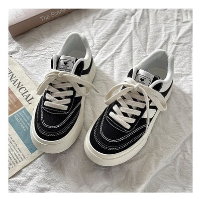 JOLINA - Leinenschuhe mit dicker Sohle 2024