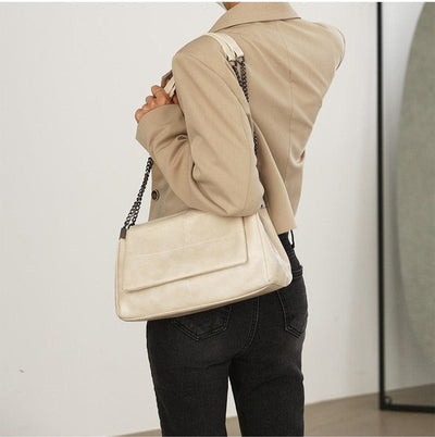 JOSEPHINE - Hochwertige Lederschultertasche