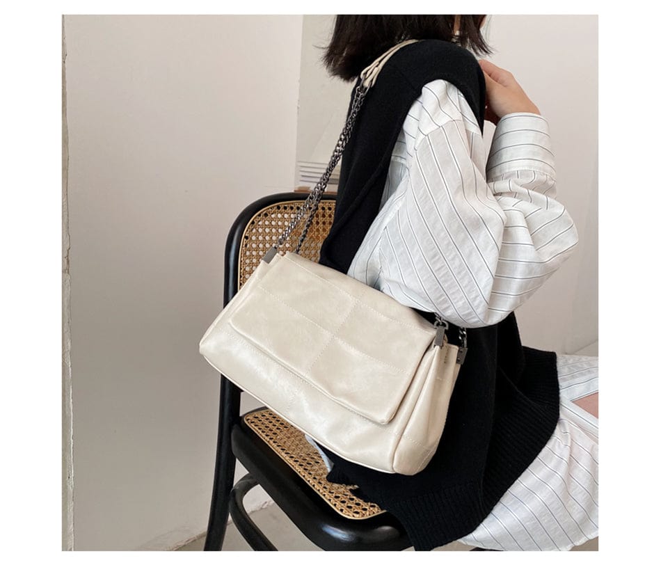 JOSEPHINE - Hochwertige Lederschultertasche