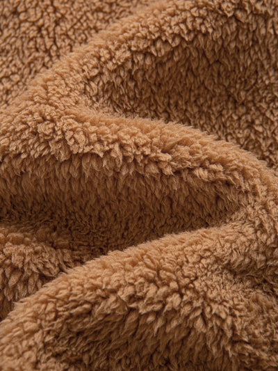 Leon | Warme Teddy-Fleecejacke mit Kapuze für Herren