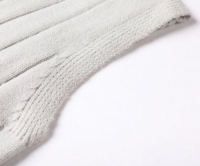 JUANCHO - Herren Gestrickter Gestreifter Pullover