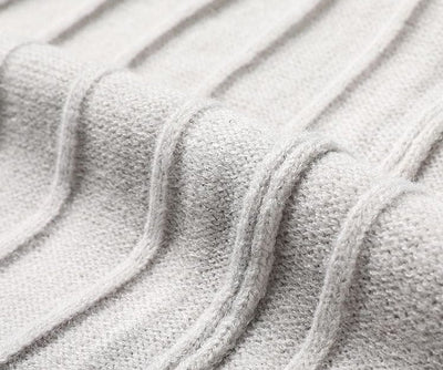 JUANCHO - Herren Gestrickter Gestreifter Pullover