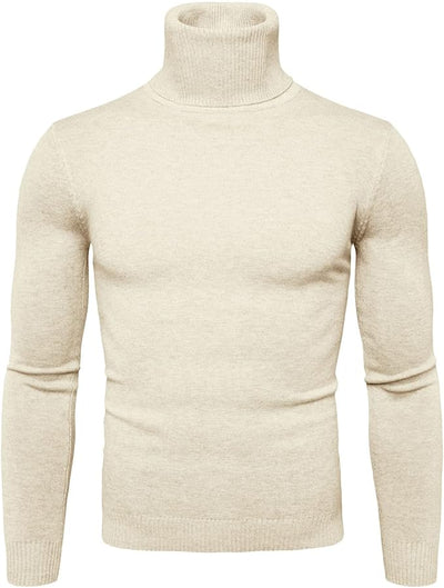 JUDE - Gestrickter Rollkragenpullover