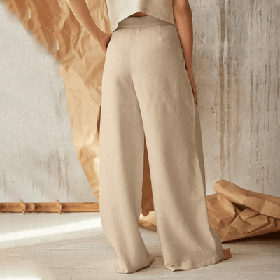 JULIET - Lässige Knopfleiste mit weiten Beinen