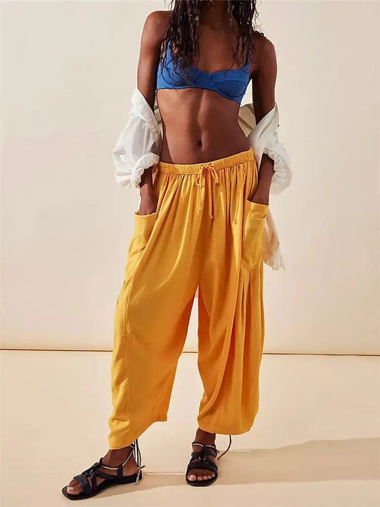 JUSTMINE - Vintage Hose mit weitem Bein