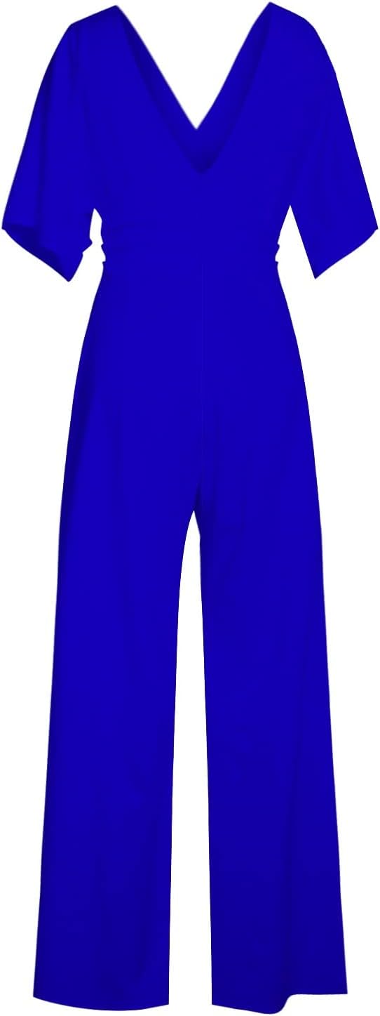 KAREN- Eleganter V-Ausschnitt Jumpsuit