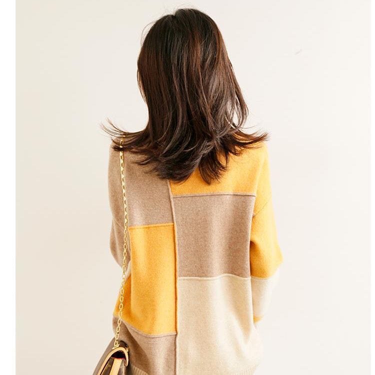 KARINA - Rollkragen Strickpullover