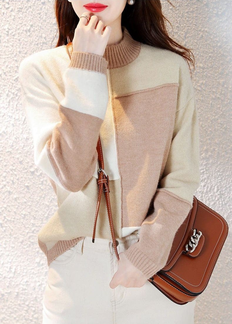 KARINA - Rollkragen Strickpullover