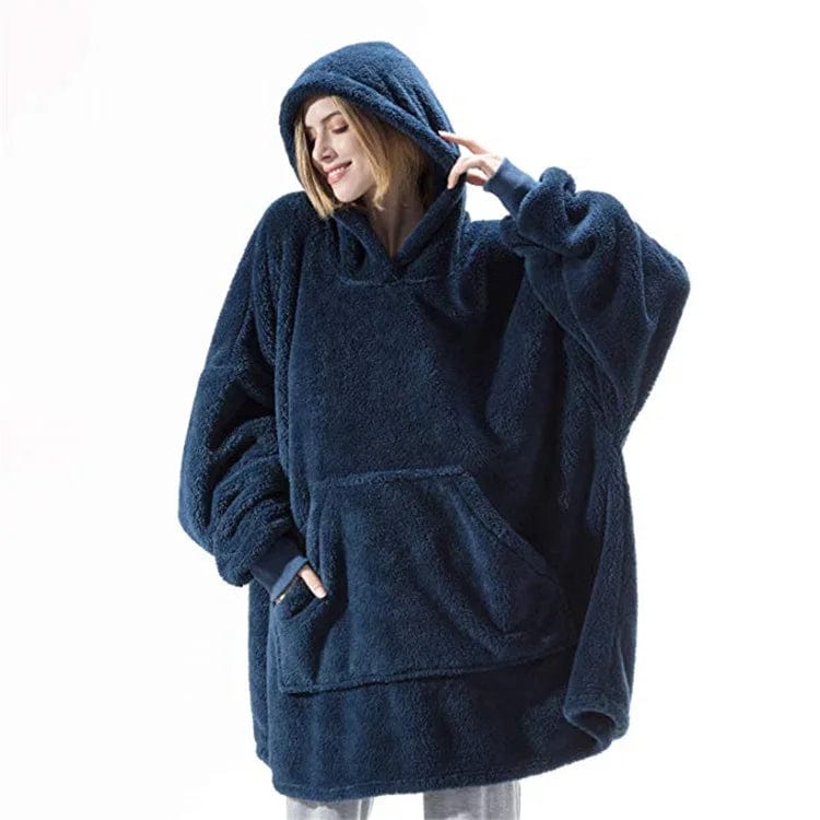 KEITH - Kapuzen-Fleecepullover im Oversized-Stil