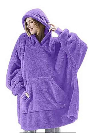 KEITH - Kapuzen-Fleecepullover im Oversized-Stil