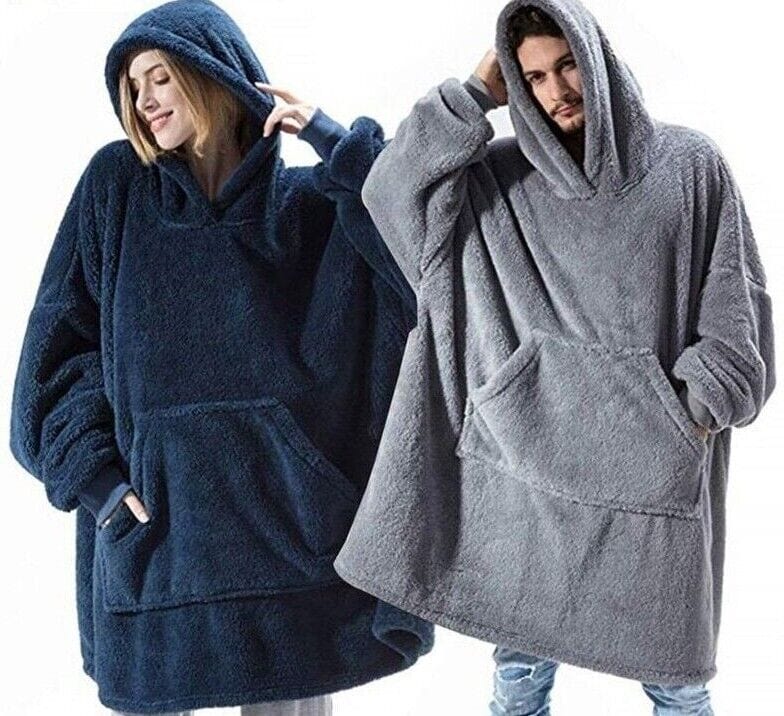 KEITH - Kapuzen-Fleecepullover im Oversized-Stil