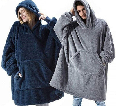 KEITH - Kapuzen-Fleecepullover im Oversized-Stil